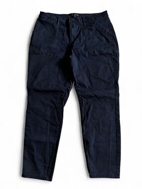 Banana Republic woman’s black cargo cotton pants Sz 14